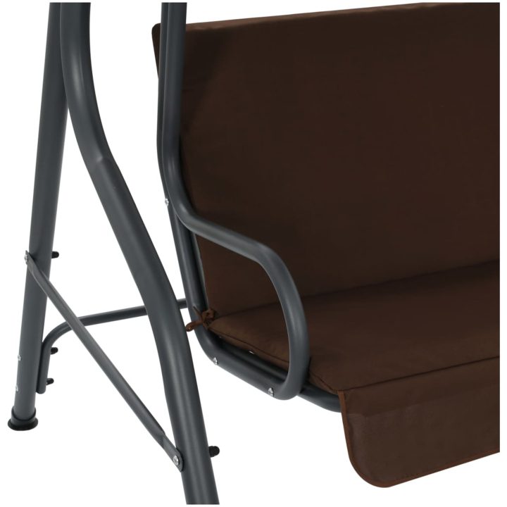 Hammock kaffebrun vidaXL 170 x 110 x 153 cm – bild 5