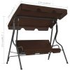 Hammock kaffebrun vidaXL 170 x 110 x 153 cm – miniatyr 7