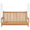 Hammock massiv teak vidaXL 114 x 60 x 64 cm – miniatyr 3