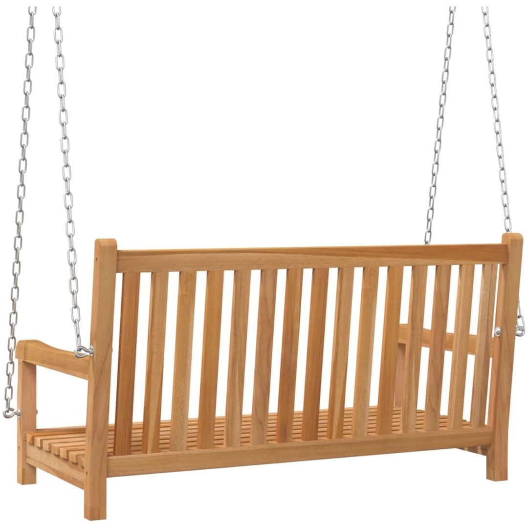 Hammock massiv teak vidaXL 114 x 60 x 64 cm – bild 4