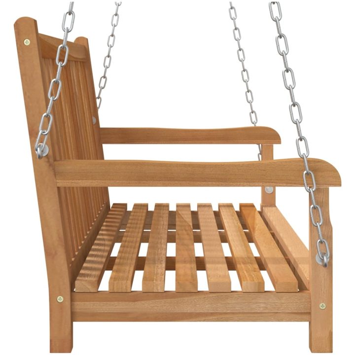 Hammock massiv teak vidaXL 114 x 60 x 64 cm – bild 5