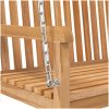 Hammock massiv teak vidaXL 114 x 60 x 64 cm – miniatyr 6