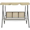 Hammock med tak antracit och beige vidaXL – miniatyr 2