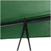Hammock med tak grön stål vidaXL – miniatyr 8