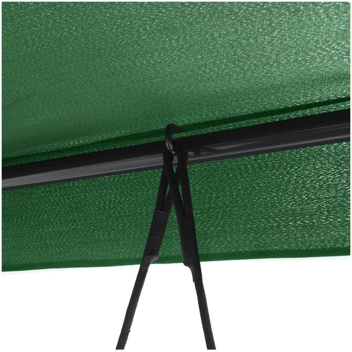 Hammock med tak grön stål vidaXL – bild 8