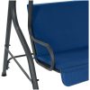 Hammock mörkblå 170x110x153 cm tyg vidaXL – miniatyr 5