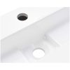 Handfat 120x46x11 cm mineralgjuten vit vidaXL 120 x 46 x 11 cm (1 hål) – miniatyr 7