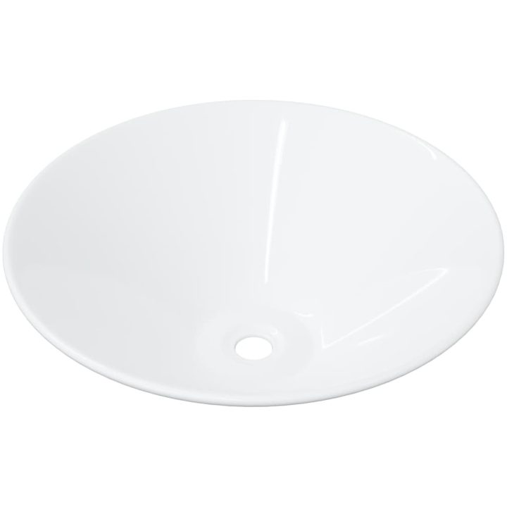 Handfat 2 st vit 42x42x14 cm keramik vidaXL – bild 5