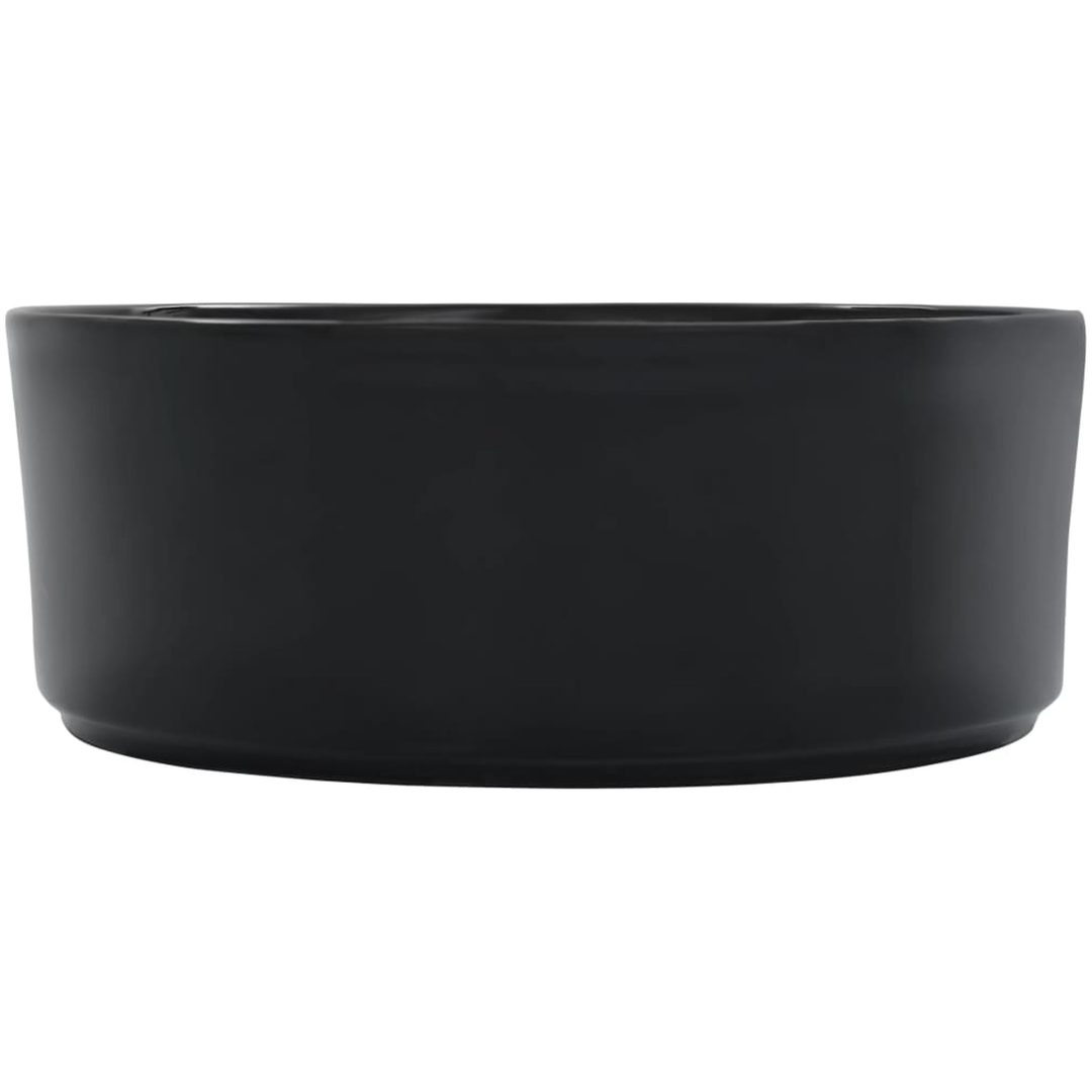 Handfat 36x14 cm keramik svart vidaXL – bild 4