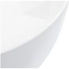 Handfat 36x14 cm keramik vit vidaXL – miniatyr 5