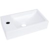 Handfat 400x220x90 cm SMC vit vidaXL – miniatyr 2