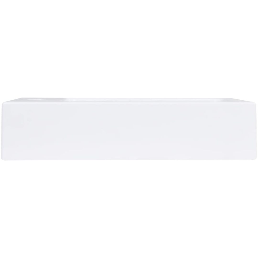 Handfat 400x220x90 cm SMC vit vidaXL – bild 3