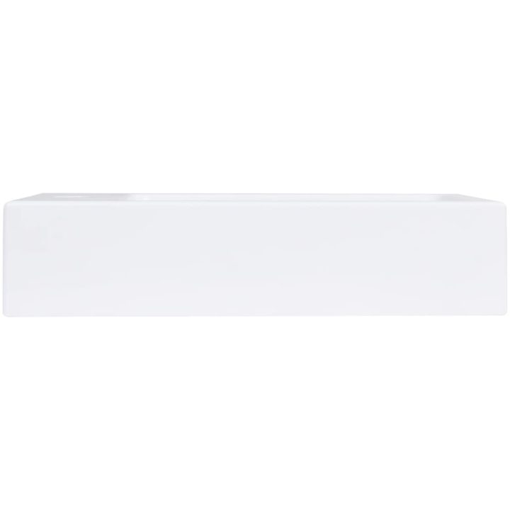 Handfat 400x220x90 cm SMC vit vidaXL – bild 3