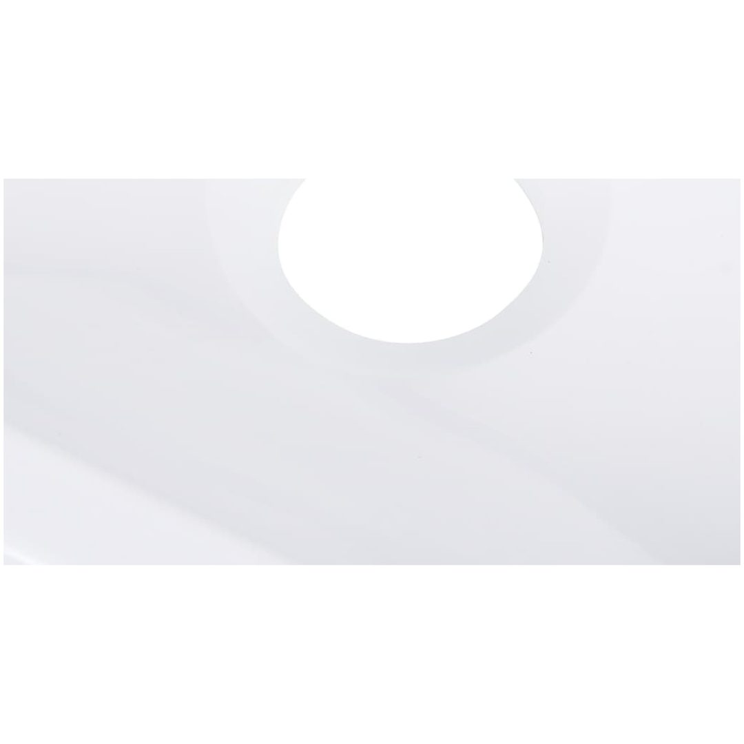 Handfat 400x220x90 cm SMC vit vidaXL – bild 6