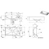Handfat 400x220x90 cm SMC vit vidaXL – miniatyr 8