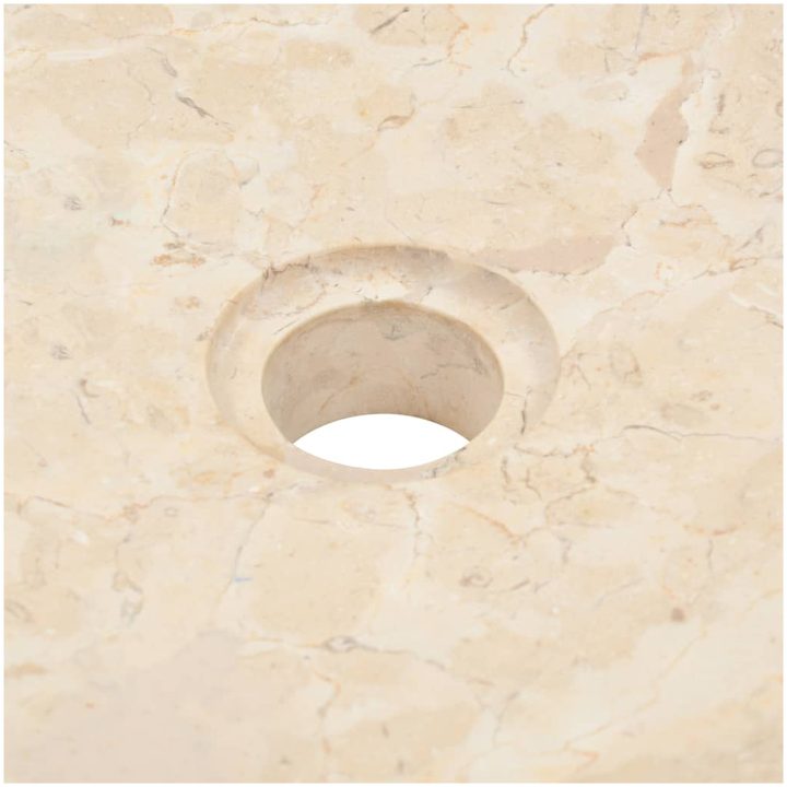 Handfat 40x12 cm marmor gräddvit vidaXL – bild 7