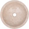 Handfat 40x12 cm marmor gräddvit vidaXL – miniatyr 10