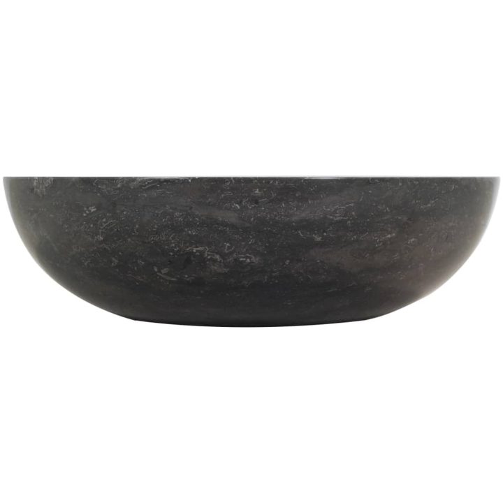 Handfat 40x12 cm marmor svart vidaXL – bild 5