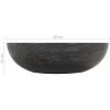 Handfat 40x12 cm marmor svart vidaXL – miniatyr 8