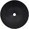 Handfat 41x12,5 cm keramik svart vidaXL – miniatyr 3