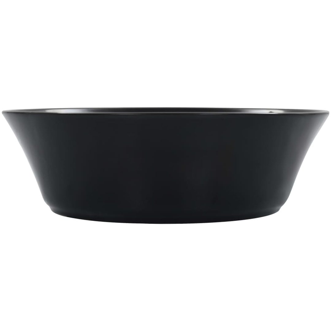 Handfat 41x12,5 cm keramik svart vidaXL – bild 4