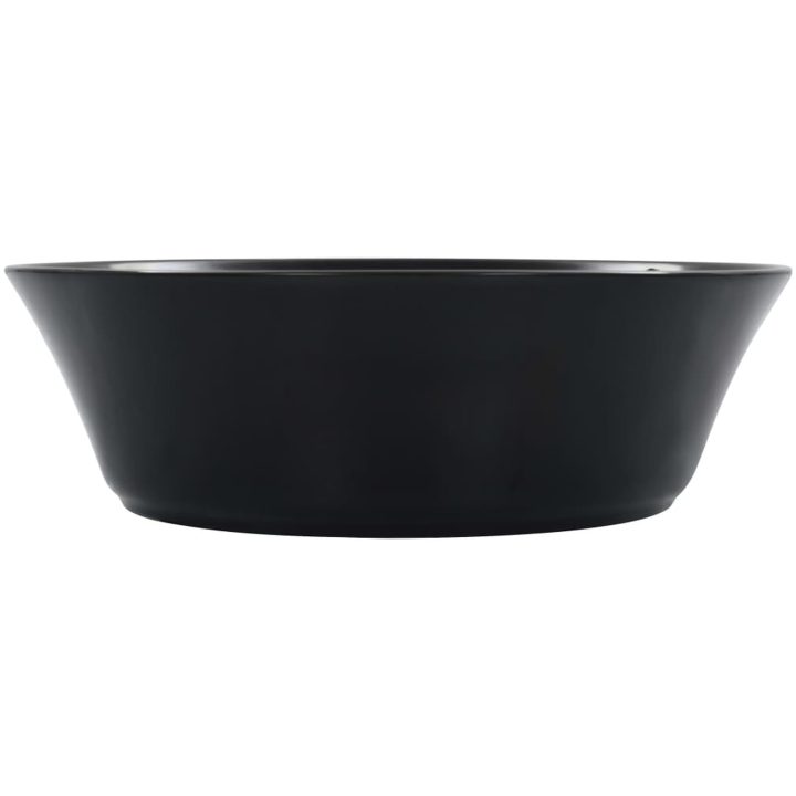 Handfat 41x12,5 cm keramik svart vidaXL – bild 4