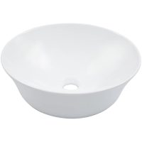 Handfat 41x12,5 cm keramik vit vidaXL