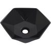 Handfat 41x36,5x12 cm keramik svart vidaXL – miniatyr 2