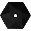 Handfat 41x36,5x12 cm keramik svart vidaXL – miniatyr 3