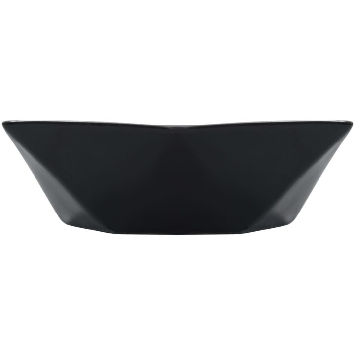 Handfat 41x36,5x12 cm keramik svart vidaXL – bild 4