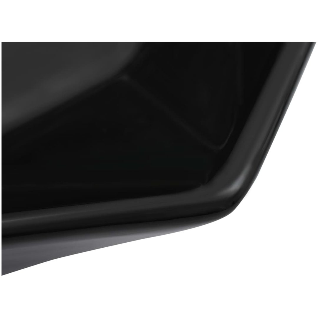 Handfat 41x36,5x12 cm keramik svart vidaXL – bild 5