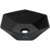 Handfat 41x36,5x12 cm keramik svart vidaXL – miniatyr 1