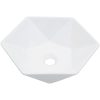 Handfat 41x36,5x12 cm keramik vit vidaXL – miniatyr 2