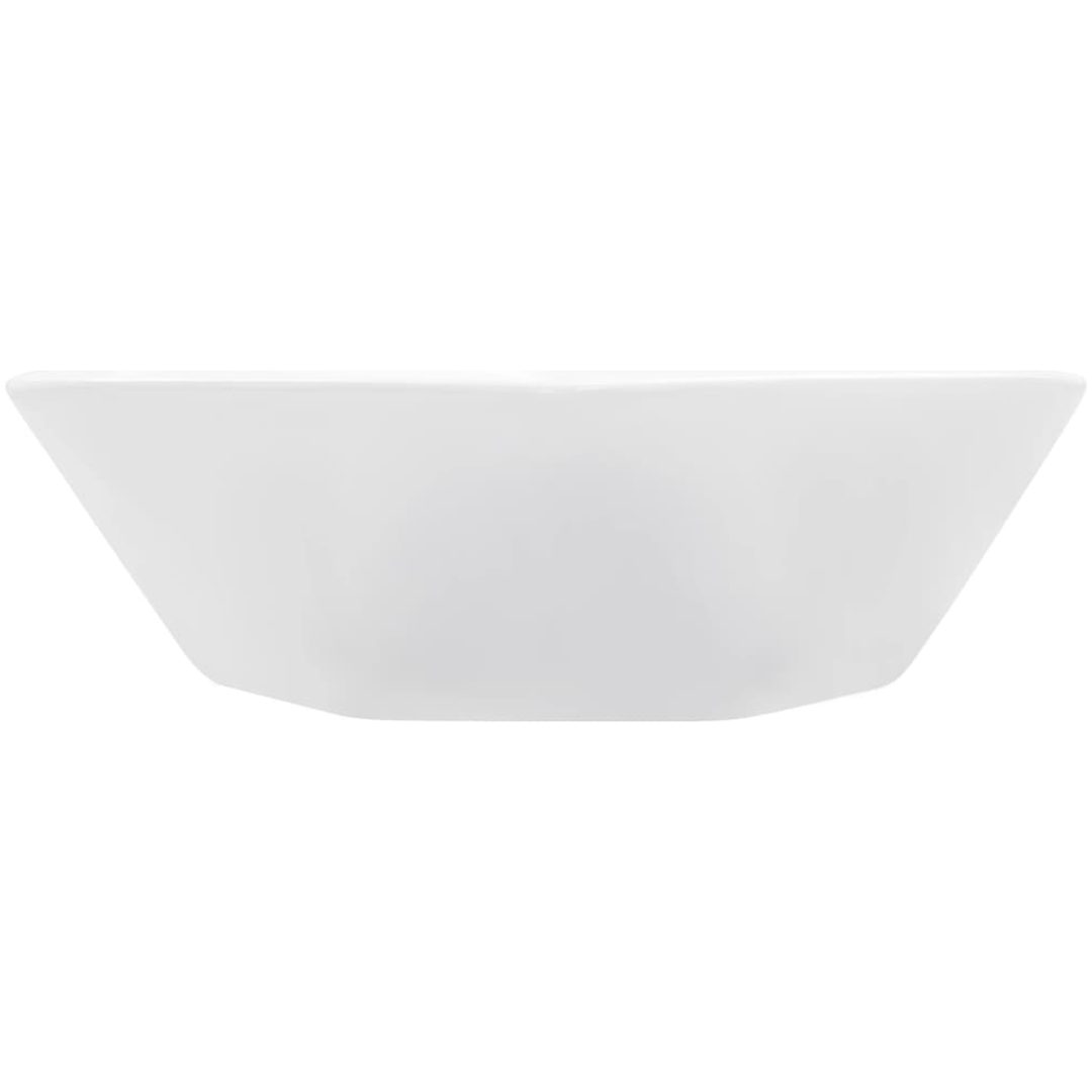 Handfat 41x36,5x12 cm keramik vit vidaXL – bild 4