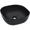 Handfat 42,5x42,5x14,5 cm keramik svart vidaXL – miniatyr 1