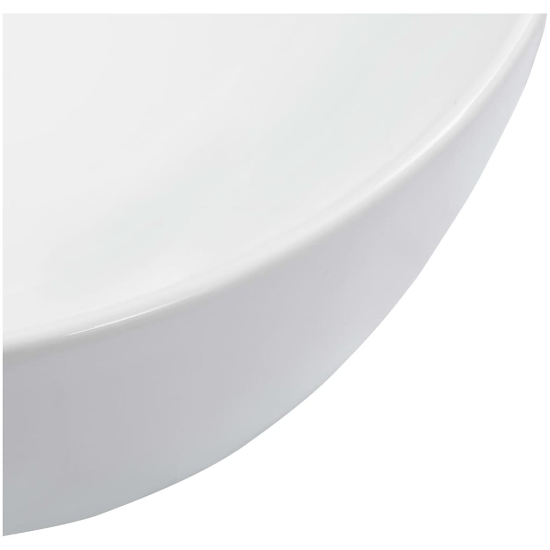 Handfat 42,5x42,5x14,5 cm keramik vit vidaXL – bild 5