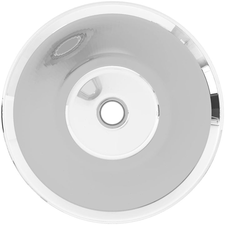 Handfat 42x14 cm keramik silver vidaXL – bild 3