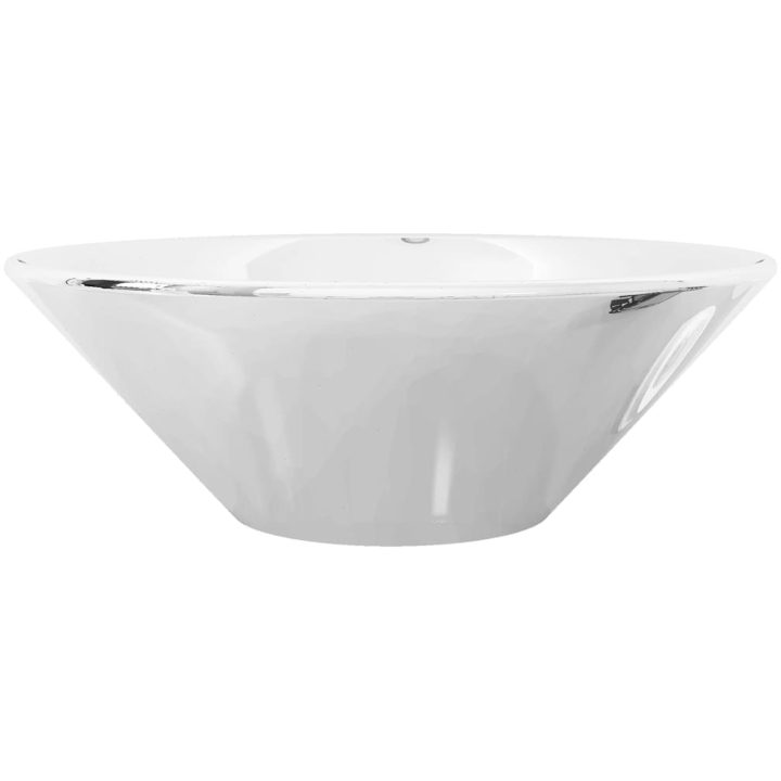 Handfat 42x14 cm keramik silver vidaXL – bild 5