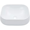 Handfat 44,5x39,5x14,5 cm keramik vit vidaXL – miniatyr 2