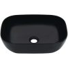 Handfat 45,5x32x13 cm keramik svart vidaXL – miniatyr 2