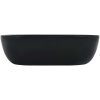 Handfat 45,5x32x13 cm keramik svart vidaXL – miniatyr 3