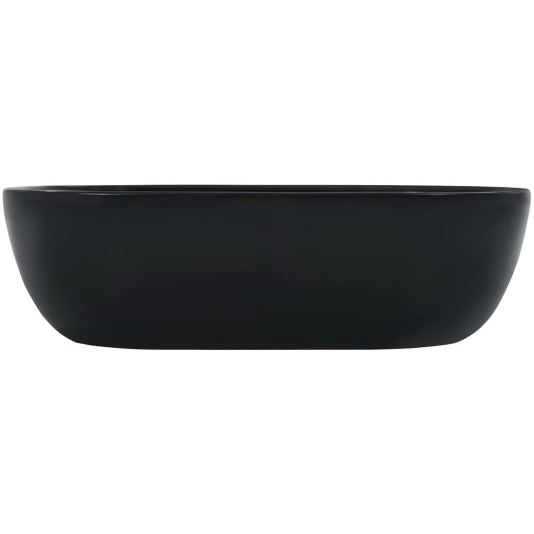 Handfat 45,5x32x13 cm keramik svart vidaXL – bild 3