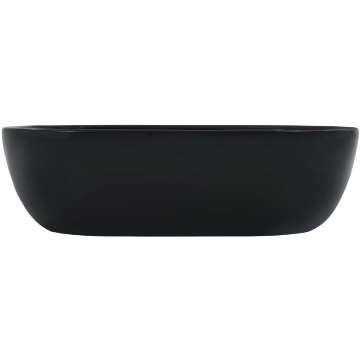 Handfat 45,5x32x13 cm keramik svart vidaXL – bild 3