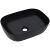 Handfat 45,5x32x13 cm keramik svart vidaXL – miniatyr 1