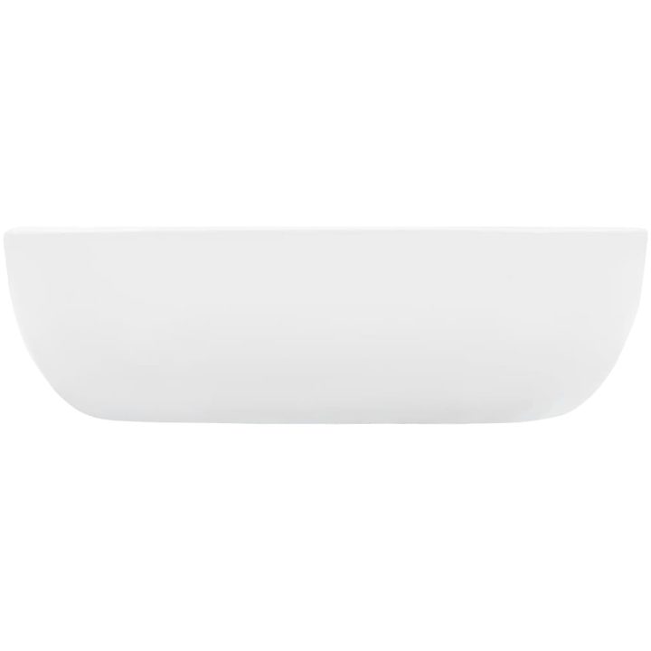Handfat 45,5x32x13 cm keramik vit vidaXL – bild 3