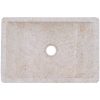 Handfat 45x30x12 cm marmor gräddvit högglans vidaXL – miniatyr 11