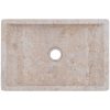 Handfat 45x30x12 cm marmor gräddvit högglans vidaXL – miniatyr 10