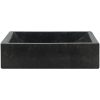Handfat 45x30x12 cm marmor svart högglans vidaXL – miniatyr 3