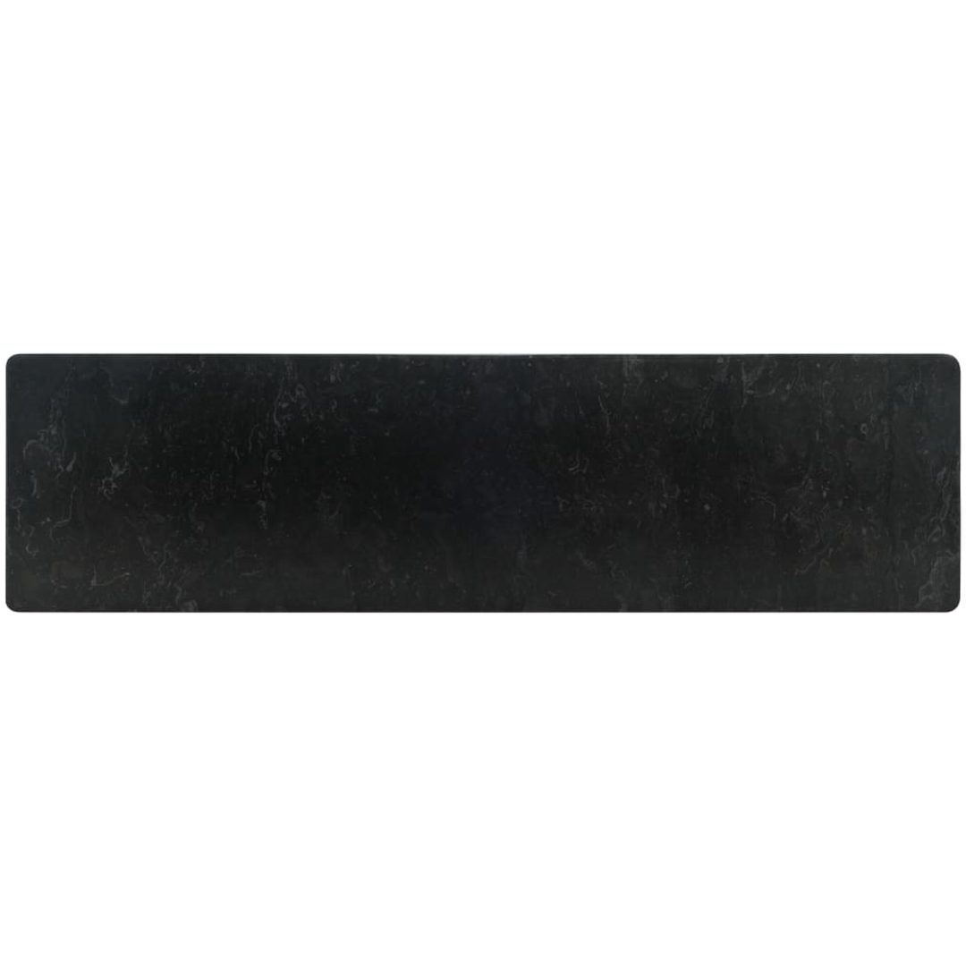 Handfat 45x30x12 cm marmor svart högglans vidaXL – bild 5