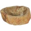 Handfat 45x35x15 cm fossilsten gräddvit vidaXL – miniatyr 5